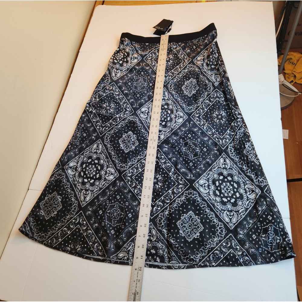 Rails‎ Womens Medium Midi Skirt  Black Festival Flowy Boho Whimsigoth NEW NWT - Picture 6 of 16